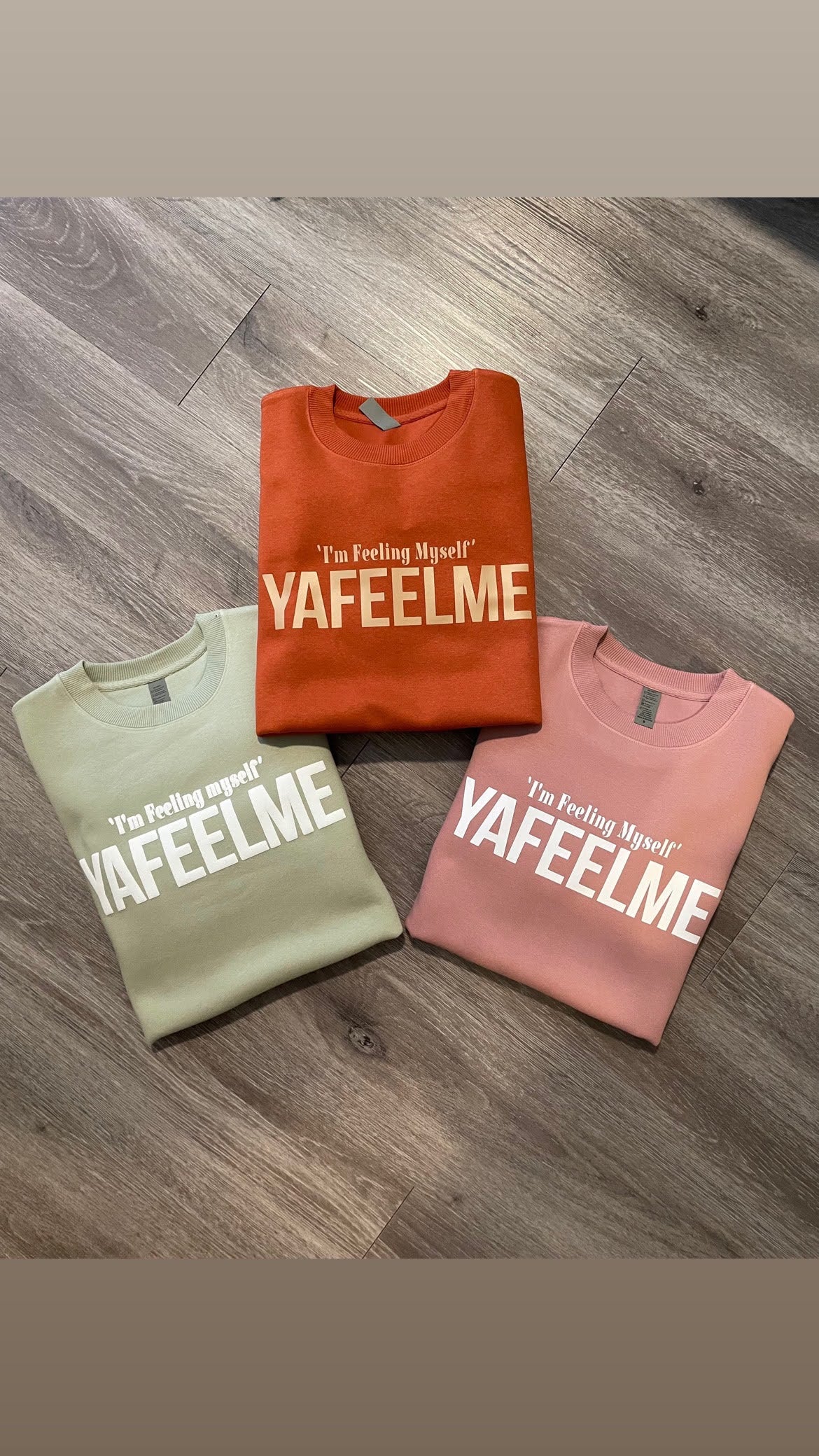 FEELING MYSELF CREWNECK